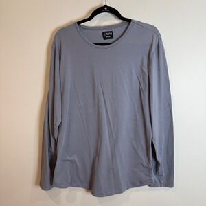 CUTS PYCA PRO Long Sleeve Shirt Crew Neck Curve Hem Gray Men's Size XL